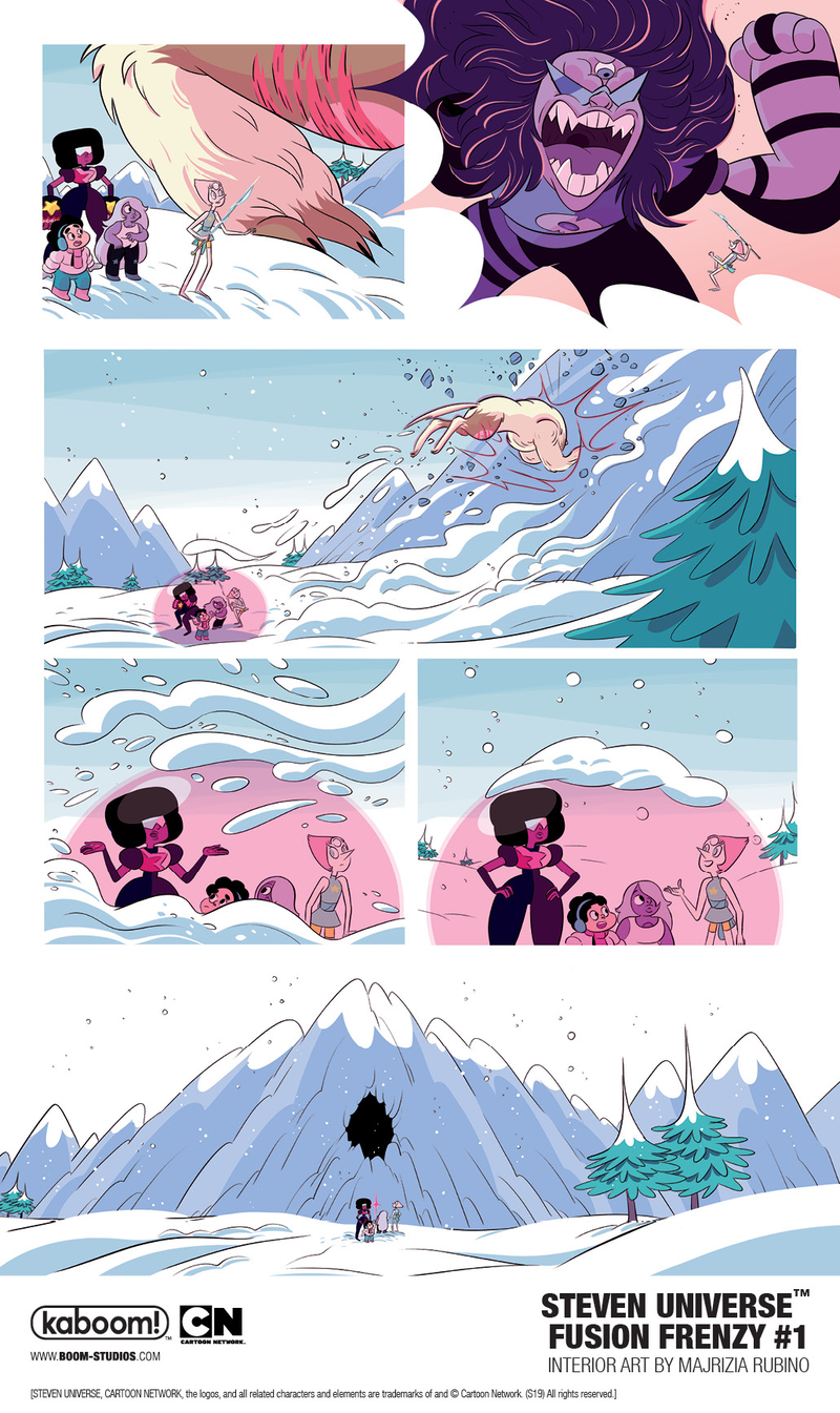 The gems trying to figure out how to catch their target.
